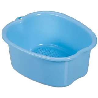 Relaxdays Fußbadewanne Hellblau