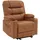 MCombo Relaxsessel 7033 Kunstleder 88 x 110 x 83 Braun mit Liegefunktion