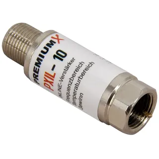 Premium X PXIL-10 Mini Inline Verstärker 20dB für SAT und DVB-T Leistungsverstärker 5-2500 MHz