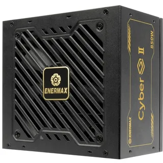 Enermax Technology Enermax CYBERG II 850 Watt | Nicht-modulares ATX 3.1-Netzteil | PCIe 5.1 |80 Plus Gold |geräuscharmer 120mm SB-Lüfter | 105°C jap. Kondensatoren |ERV850G-AHG-NAC