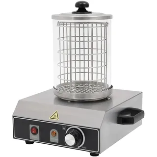 POTYYH Bockwurstwärmer 350W Elektrischer Würstchenwärmer Edelstahl Hot Dog Maker Wurstwärmer Einstellbarer Temperatur 30-85 °C für gewerblichen und Zuhause