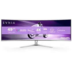 PHILIPS Evnia 48,9 Zoll DQHD Gaming Monitor 0,03 ms Reaktionszeit 144 Hz