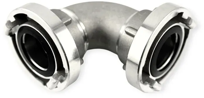 Rohrbogen 90° Alu mit Storzkupplungen in 2" 3" 4"  / (Größe) 2"