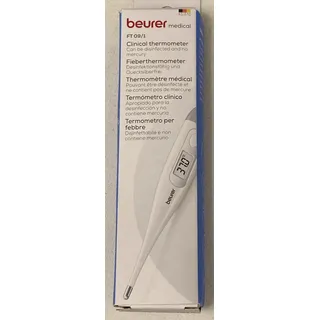 Beurer FT 09/1 Digitales Fieberthermometer weiß 60 Sek Fieberalarm neu