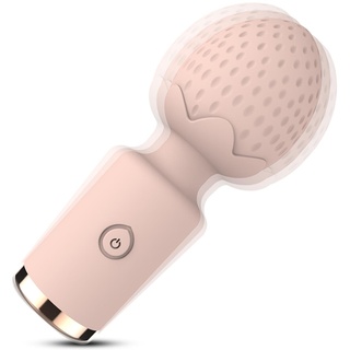 TYDAY Mini Erdbeere AV Rod Vibrator mit 360-Grad-Rotation klitorale Stimulation Nippel Teaser Wand Sprung Ei USB Ladespielzeug Erwachsene Produkte.