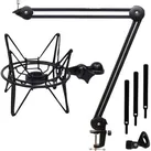 Samson SP04TB Mikrofon-Spinne Schwarz mit Gelenkarm, Mikrofonspinne