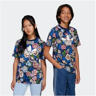 Adidas Originals X Liberty London Kurzarm-t-shirt - Night Indigo / Multicolor - 13-14 Jahre
