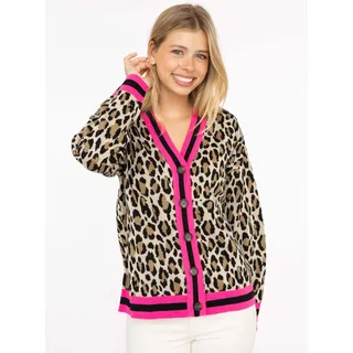 Zwilling Zwillingsherz Strickjacke »"Leo Streifen"«, mit Knöpfen, Leomuster und Streifenbündchen