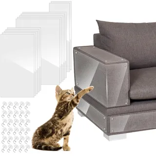 modacraft Kratzschutz Katze - Kratzschutz Sofa Katze - Selbstklebende Anti Kratz Folie für Katzen Kratzfolie selbstklebend - Kratzen abgewöhnen leicht gemacht - Made in Germany