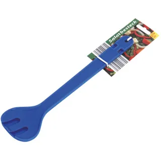 Global Partner Salatbesteck Salatbesteck (Stück, 2-tlg., Salatbesteck), Salatbesteck, Salatbesteck Set, Edelstahl Salatbesteck, Holz Salatbest blau
