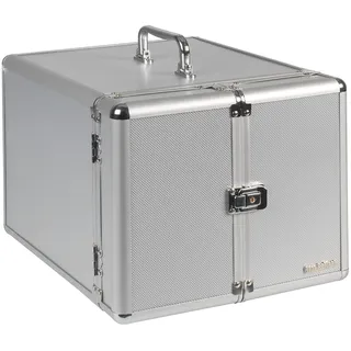 Münzkoffer für 10 Münzboxen – Aluminium – Schloss für Münzen und Münzkapseln ...