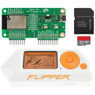 Flipper Zero WiFi Kit – Flipper Zero | WiFi Entwicklungskarte | 32 GB Micro SD Karte bis zu 120 MB/s | MicroSD zu SD Adapter