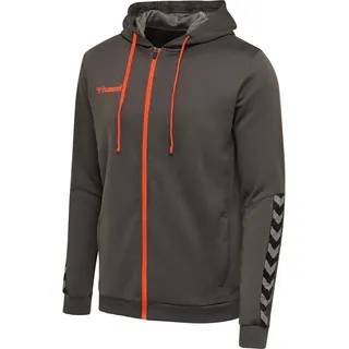hummel Authentic Poly Zip Kapuzenjacke Herren Grau M