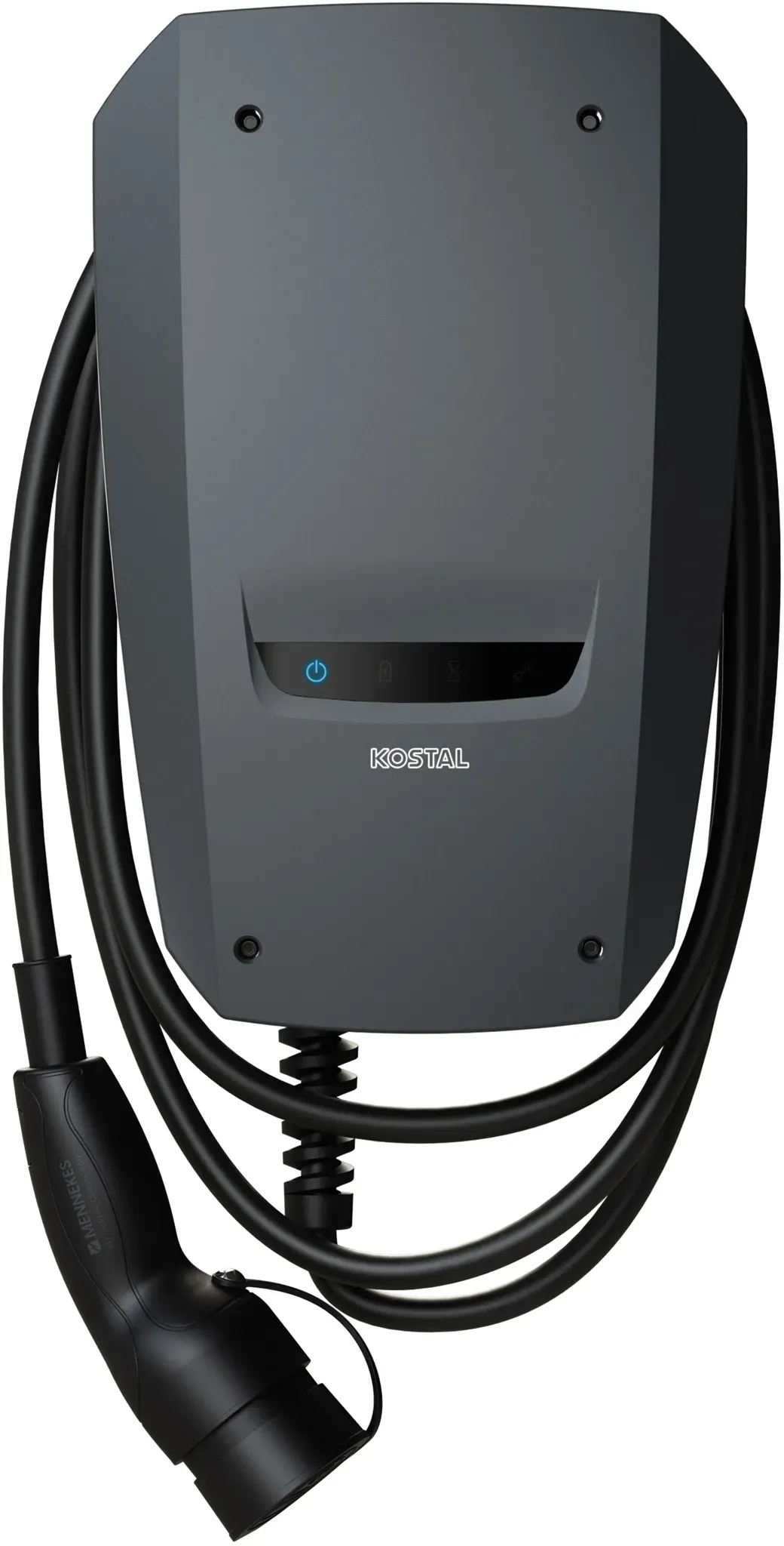 KOSTAL 10532947 Wallbox ENECTOR AC 3.7/11, 7,5m Ladekabel Typ2, Solarladen
