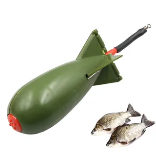Qfdiwr Karpfenangeln Futter Futterrakete Anfüttern Angeln,Spod Rakete Zum Anfüttern Von Karpfen Ködergerät Innovativer Futterkorb,PP Zum Anlocken Vieler Fische Und Guter Beim Angeln