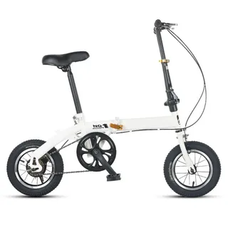 HOUSN klappräder 14 Zoll 3 Speed,Fahrrad Faltrad leicht, Cityräder für Damen Herren, Klappräder Mountainbike, Nabenschaltung klappräder für Erwachsene,Weiß,16 Zoll