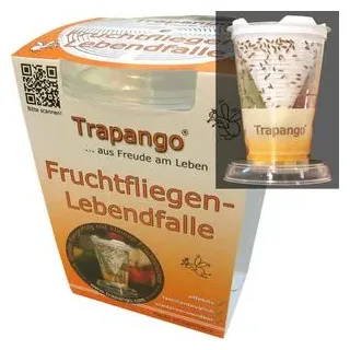 Trapango Fruchtfliegenfalle Lebendfalle 2 x