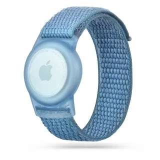 TECH-PROTECT Nylon-Armband für AirTag für Kinder – Blau