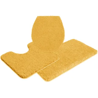 Badematte »Sanremo«, Höhe 30 mm, rutschhemmend beschichtet, fußbodenheizungsgeeignet, besonders weich durch Microfaser, Badematten auch als 3 teiliges Set erhältlich