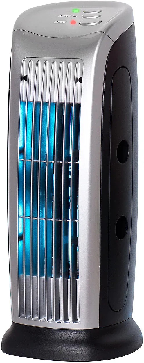 Luftreiniger mit Ionisator, UV-Licht, Staubfilter und Gebläse, 10 Watt