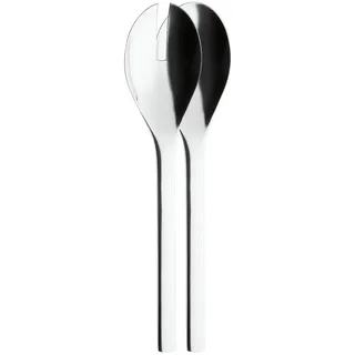 Puresigns One Extra Salatbesteck Edelstahl poliert Silber 2-teilig