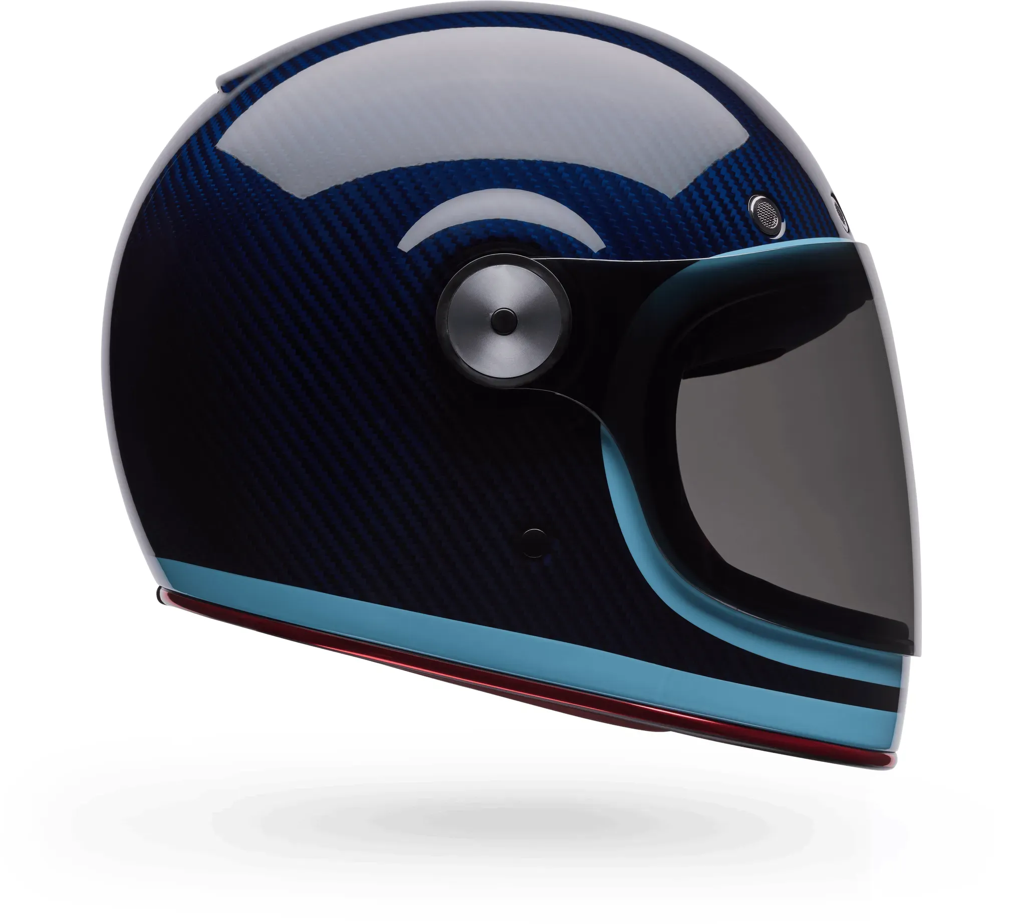 Bell Bullitt Gt Carbon Lane Blau Integralhelm - S