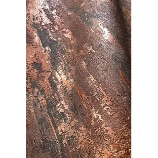 NEWROOM Tapete Bronze Putz Beton Architekt Vliestapete Braun Vlies moderne Design Optik Tapete Struktur Premium Industrial inkl. Tapezier Ratgeber