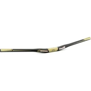 Renthal Fatbar Carbon V2 10 mm lenker - Black / gold - 31.8 mm