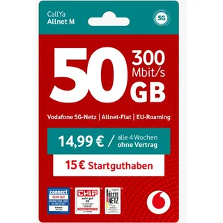 Vodafone CallNow 15 EUR Handy-Aufladekarte