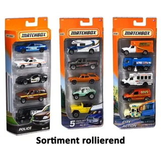 Mattel C1817 - Matchbox 5er Geschenk Set sortiert