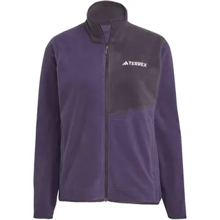 Adidas Terrex Multi Fleece Mit Durchgehendem Reißverschluss - Aurora Plum - M