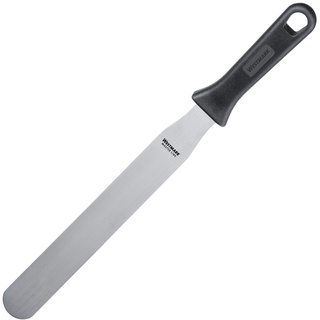 Westmark Profi-Streichpalette/Konditorenmesser, Gerade, Flexibel, Klingenmaß: 3,5 cm, Länge: 38,5 cm, Rostfreier Edelstahl/Kunststoff, Master Line, Schwarz/Silber, 31232270