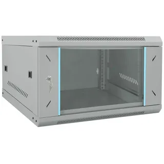 vidaXL Netzwerkschrank mit Speicher Grau 53 x 60 x 30 cm Stahl