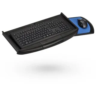 SOTech SO-TECH® Tastaturauszug schwarz mit Mauspad für Schreibtisch