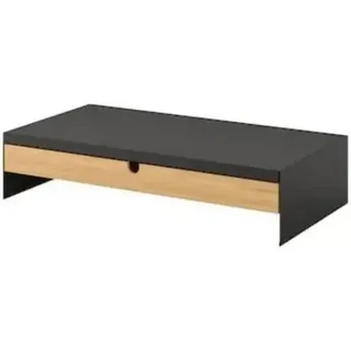 IKEA ELLOVEN Monitorständer mit Schublade, anthrazit