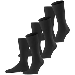 Falke Airport 3er Pack black 45-46