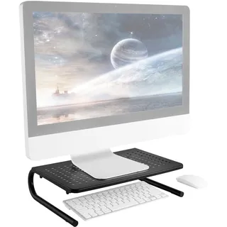 Ricoo Monitorständer Laptop Ständer FS082-B Monitor Stand Bildschirm Erhöhung für Schreibtisch Laptopständer Bildschirmerhöhung Schreibtischaufsatz Monitorerhöhung Laptoptisch Bildschirmständer