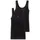 Cotton Essentials Unterhemd Schwarz 38