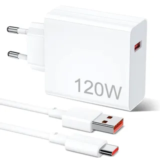 120W USB Ladegerät mit 6A USB C Kabel 1M für Mi Turbo Charge Schnelles Ladegerät für Xiaomi 15 14 13 Ultra 14T 13T 12T 11T,für Xiaomi Redmi Note 14 13 12 11S 10 Pro 14C,Poco F7 Ultra X7 F6 M6 X6 Pro