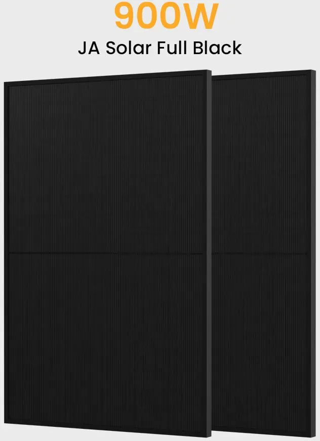 JA Solar 450Wp Full Black Paneel Bifaziale N-Doppelglas-Monomodul Solarmodul - 2 Stücke / Standardversand