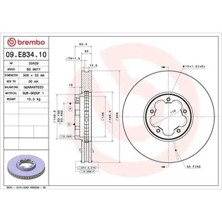 Brembo Bremsscheibe PRIME LINE