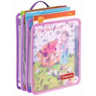 Step By Step Faltbare Heftbox Pink
