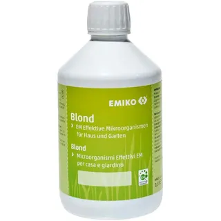 Emiko Blond Original EM Effektive Mikroorganismen 500ml, helles EM-Allroundprodukt