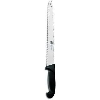 AUSONIA - 67479 SÄGEMESSER MIT ZWEI SPITZEN FÜR GEFRORENES MIT GEZAHNTER KLINGE AUS ROSTFREIEM 440ER EDELSTAHL UND GRIFF AUS UNGIFTIGEM POLYPROPYLEN 27 CM