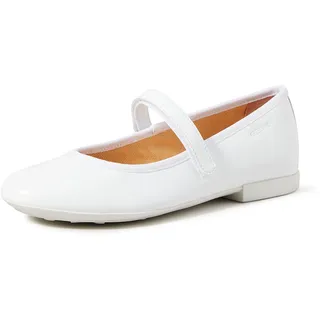 Geox Mädchen Jr Plie' Ballerinas, Weiß, 28 EU