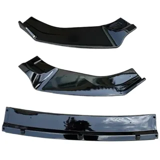 Auto Frontlippe Für VW Für Golf 7 7.5 MK7 MK7.5 Für GTI Für GTD R Für R-Line 2013-2020 Stoßstangendiffusor Spoilerschutz Frontstoßstangensplitterlippe Frontstoßstange Spoiler(Piano Black)