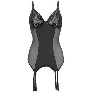 PETITE FLEUR GOLD Set: Corsage Damen schwarz Gr.80 Cup C