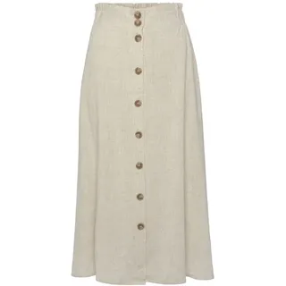 LASCANA Midirock Damen Beige 42