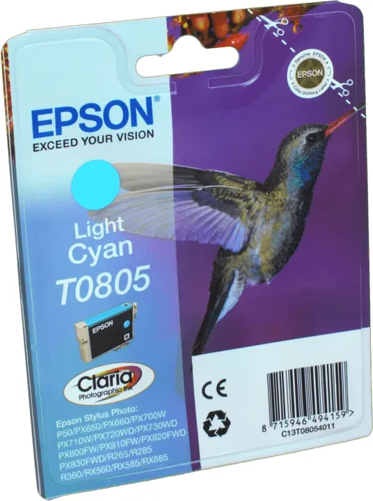 Epson Tinte C13T080540 light cyan T0805