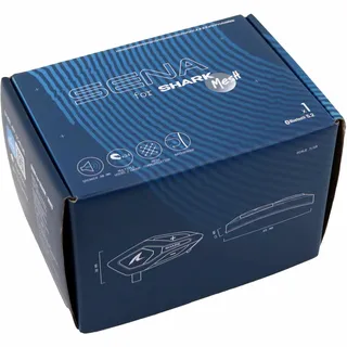 Shark Sena Mesh MWD, Kommunikationssystem Doppelset - Grau/Schwarz